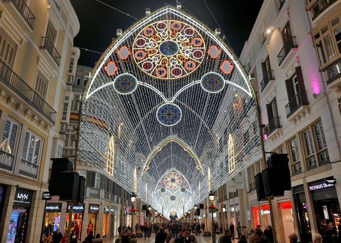 Malaga Christmas Lights 2024